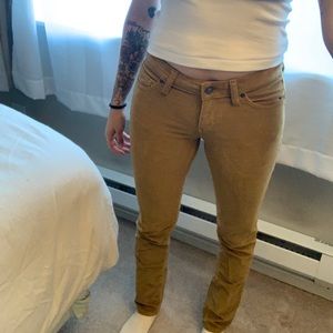 Patagonia women’s mustard yellow corduroy pants